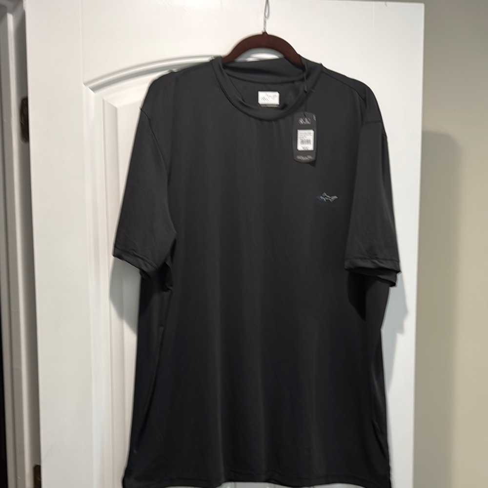BNWT Greg Norman black performance ss shirt size XXL